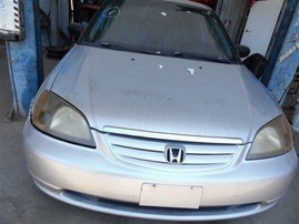 2002 Honda Civic LX Silver Sedan 1.7L AT #A24935
